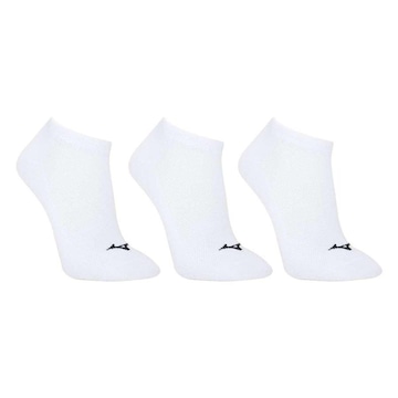 KIt de Meias Cano Curto Mizuno Prime - 3 Pares - Masculina