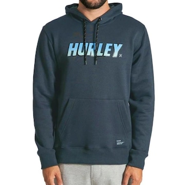 Blusão de Moletom Canguru com Capuz Hurley Fastlane - Masculino