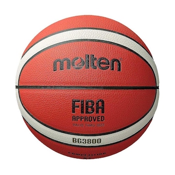 Bola de Basquete Molten Bg3800 Basketball Fiba Approved T6