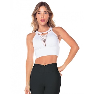 Top Fitness Vestem Laser Esqueleto - Feminino