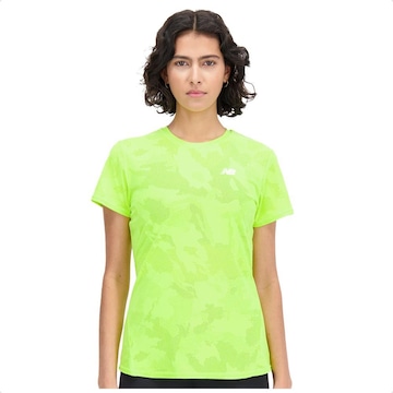 Camiseta New Balance Q Speed Jacquard Feminina