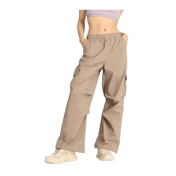 Calça New Balance Nylon Cargo - Feminina