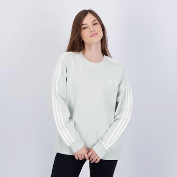 Blusão de Moletom adidas 3 Stripes French Terry - Feminino