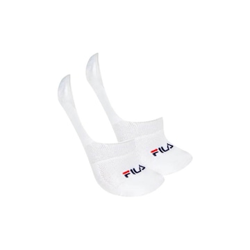 Meia Invisible Fila Tripack 39 a 43 - 3 Pares - Unissex