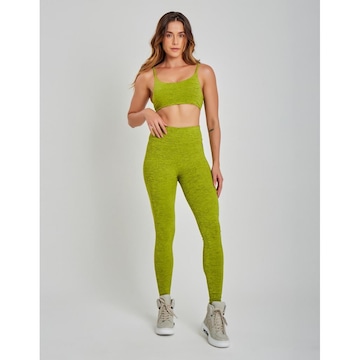 Conjunto Vestem Legging Fuso e Top Ana Citrine - Feminino