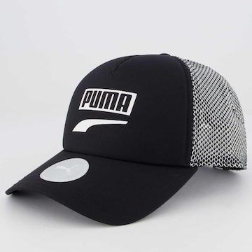 Boné Aba Curva Puma Trucker Cap - Strapback - Adulto