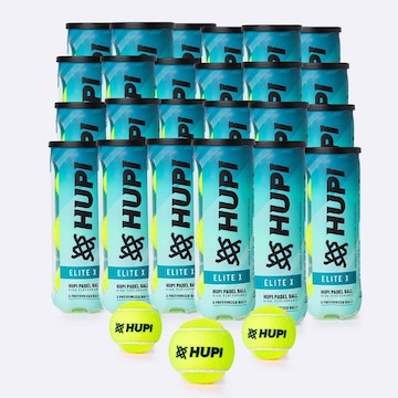 Kit 24x Tubos Bolas de Padel Hupi Elite X