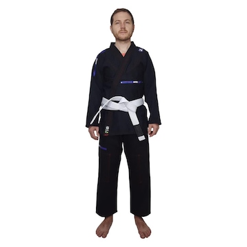 Kimono Jiu Jitsu Shiroi Inter Trançado Adulto