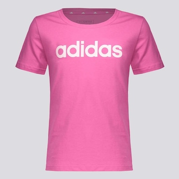 Camiseta adidas Essentials Linear Logo Slim - Infantil