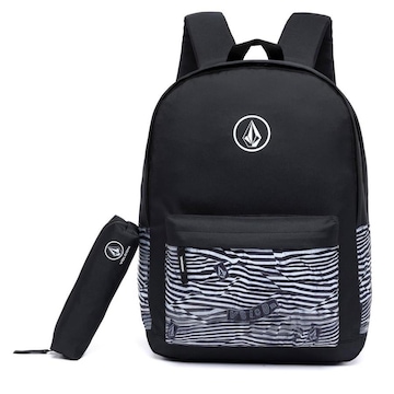 Mochila Volcom Escolar com Estojo - 19 Litros