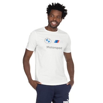 Camiseta Puma Bmw Mms Logo Masculina