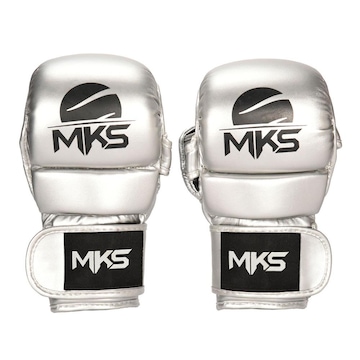 Luva Mma Mks Combat Shooter Silver