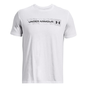 Camiseta Under Armour Camo Chest Stripe - Masculina