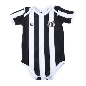 Body do Santos Torcida Baby Sublimado Uv - Infantil