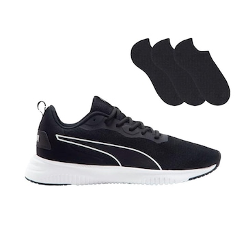 Kit Tênis Puma Flyer Flex - Masculino + Pack de 3 Meias