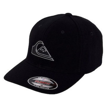 Boné Aba Curva Quiksilver Hologram 3D Logo Sm25 - Fechado - Adulto