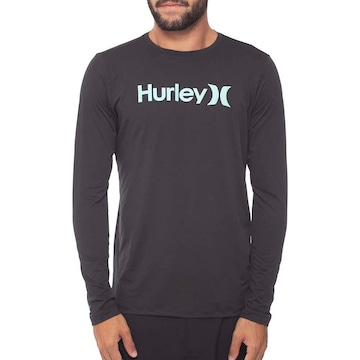 Camiseta Manga Longa Hurley Surf Circle Icon - Masculina