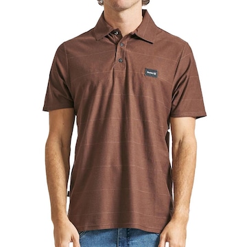 Camisa Polo Hurley Lines - Masculina