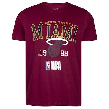 Camiseta New Era Miami Heat Sport Nba - Masculina