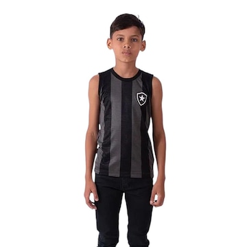 Camiseta Regata Braziline Botafogo Fonte - Infantil