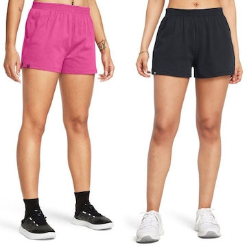 Short Under Armour Campus - 2 Unidades - Feminino