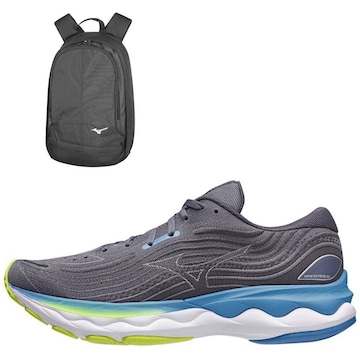 Tênis Mizuno Wave Skyrise 4 + 1 Mochila Mizuno Fun New - Masculino