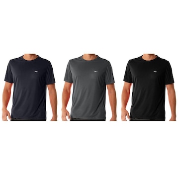 Camiseta Mizuno Energy - 3 Unidades - Masculina