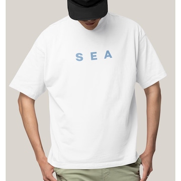 Camiseta Oversized Algodão Prime Wss Sea - Masculina