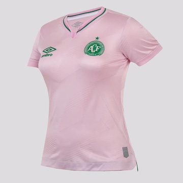 Camisa do Chapecoense Outubro Rosa 2024 Umbro - Feminina