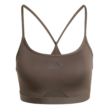 Top adidas Treino Aeroreact Suporte Leve - Feminino