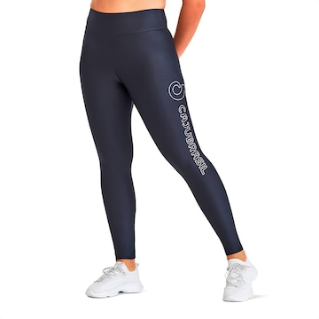 Calça Legging Caju Brasil Texurizada com Brilho e Silk - Feminina