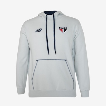 Blusão com Capuz New Balance Viagem Spfc 2024 - Masculino