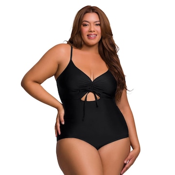 Maiô Selene com Recorte Plus Size - Feminino