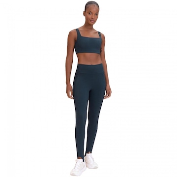 Calça Legging Live Rib Gloss - Feminina