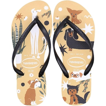 Chinelo de Dedo Havaianas Slim Pets - Feminino