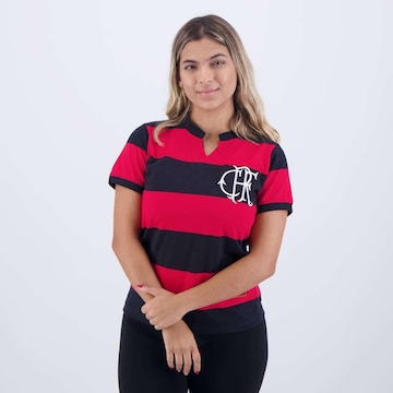 Camiseta do Flamengo Braziline Fla-Tri Crf - Feminina