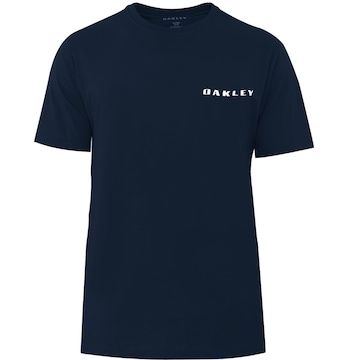 Camiseta Oakley Bark Tee Fathom - Masculina