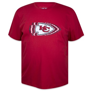 Camiseta New Era Plus Size Regular NFL Kansas City Chiefs - Masculina