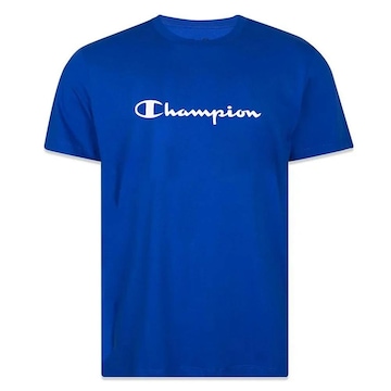 Camiseta Manga Curta Champion Script One Color Surf Masculina