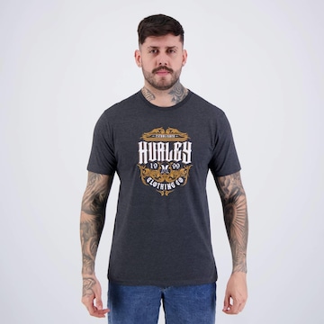 Camiseta Hurley Label Mescla Masculina