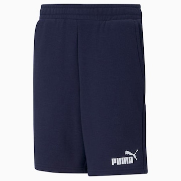 Bermuda Puma Shorts Bolso Moletom Essential Basico - Masculino