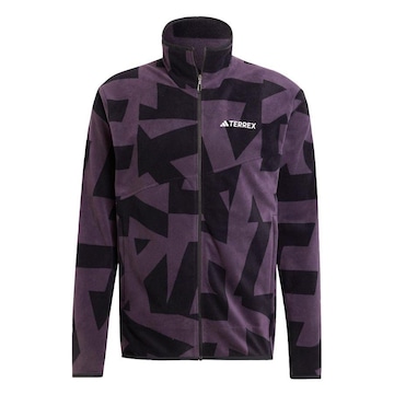 Jaqueta Fleece adidas Zíper Terrex Multi Printed - Masculina