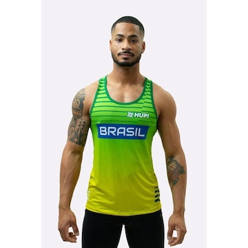 Camiseta Regata Hupi Brasil Pace - Masculina