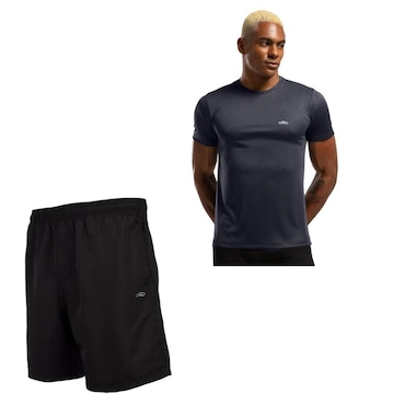 Kit Camiseta + Bermuda Olympikus Essential Masculina