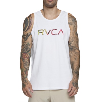 Camiseta Regata Rvca Floral Frame Sl Sm25 - Masculina