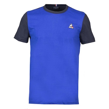 Camiseta Ess Bar a Tee 2 Band Ss Nº2 Azul - Le Coq Sportif - Le Coq Sportif - Masculino