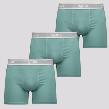 Cueca Boxer Lupo Basic Algodão com Elastano - 3 Unidades