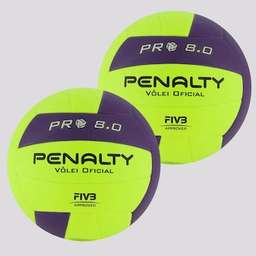 Bola de Vôlei Penalty 8.0 Pro - 2 Unidades