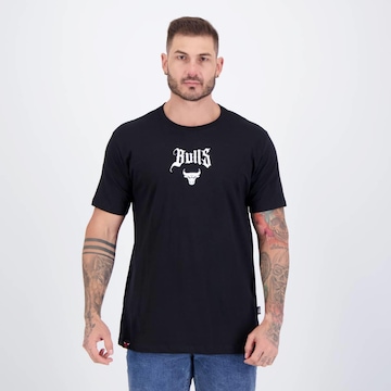 Camiseta Nba Paisley Chicago Bulls Masculina