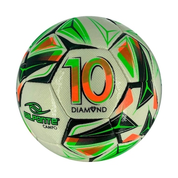 Bola de Futebol de Campo Dalponte 10 Diamond Microfibra Costurada a Mão